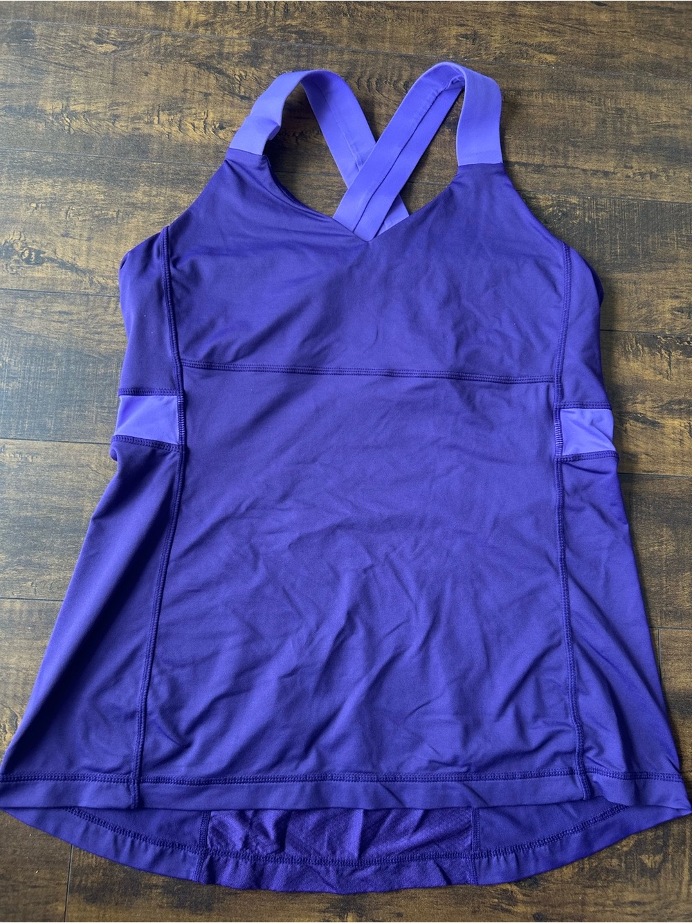 lululemon athletica Purple Cross-Back Tank Top